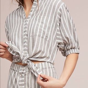 NWT button down tie dress